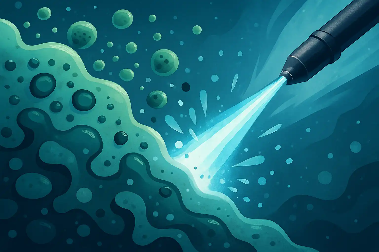 Zo versla je hardnekkige biofilms en slijmlaag: slimme hogedruktechnieken zonder schade