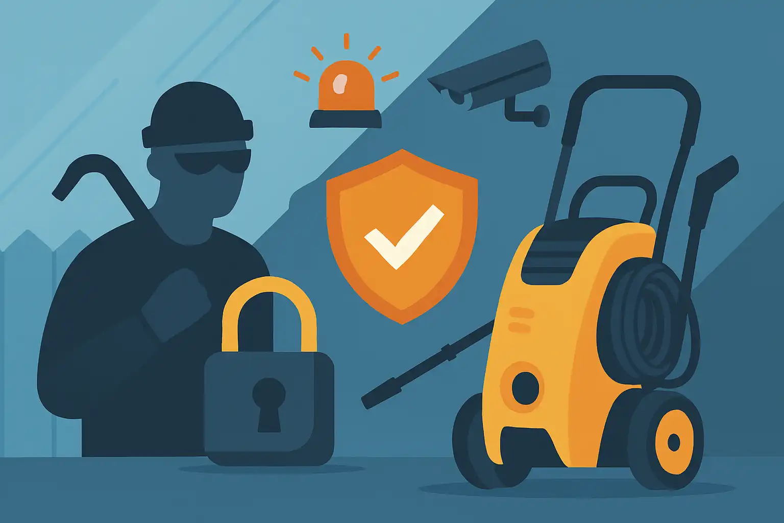 Zo voorkom je diefstal en vandalisme van je hogedrukreiniger: slimme opslag- en beveiligingstips