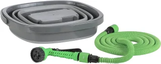 Draagbare Lagedrukreiniger - Emmer, Accu, Pomp - 15L - Draagbare Douche