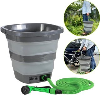 Draagbare Lagedrukreiniger - Emmer, Accu, Pomp - 15L - Draagbare Douche review