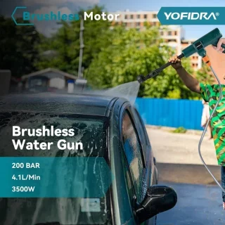 Yofrida - Hogedrukreiniger Accu - Hogedrukreiniger Accu - Draadloos - 200bar - 3500W - Inclusief Accu (Makita 18V Batterij Pin)