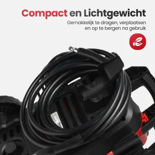 Golermo Hogedrukreiniger 1400W – 105 bar krachtige reiniging voor elk oppervlak
