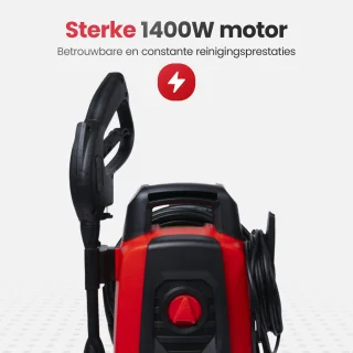 Golermo Hogedrukreiniger 1400W – 105 bar krachtige reiniging voor elk oppervlak
