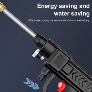 Draadloze Hogedrukreiniger - Auto Was Set - Terrasreinigers - Hogedrukspuit - Incl. 24V 15000 mAh Accu - Zwart