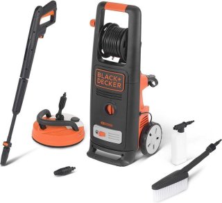 De BLACK+DECKER Hogedrukreiniger BXPW2000PE - 140 Bar - 2000 Watt - 440 l/u - Verrijdbaar in één oogopslag