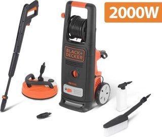 Wat vinden we goed aan de BLACK+DECKER Hogedrukreiniger BXPW2000PE - 140 Bar - 2000 Watt - 440 l/u - Verrijdbaar