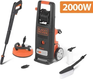 BLACK+DECKER Hogedrukreiniger BXPW2000PE - 140 Bar - 2000 Watt - 440 l/u - Verrijdbaar