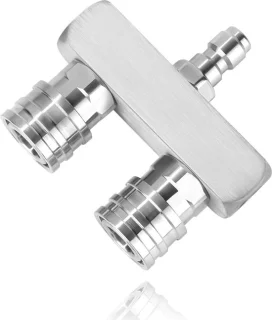 High Pressure Washer Tip, 2-in-1 High Pressure Washer Tip with 0.8cm Quick Coupling 4000PSI Double Pressure Washer Tip for Garden Concrete Car Vinyl Surface