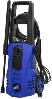 Hogedrukreiniger met 5-delige Accessoires - 1800W – 150 bar – 510 l/h – Incl. 6m Slang, Verstelbare Spuitstukken en Accessoires - Auto Was Set - Terrasreinigers - Hogedrukspuit