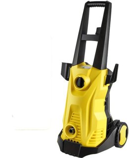 Hogedrukreiniger met krachtige straal - Draagbare elektrische hogedrukreiniger voor oprit, terras, auto, tuin - EU-stekker - Geel review