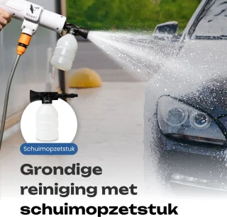 Vosoi Hogedrukreiniger - Draadloze Hogedrukreiniger - Hogedrukreiniger Auto - Hogedrukreiniger Accu - Terrasreiniger - Hogedrukspuit - 400W - 2x 45000 mAh Accu - Luxe koffer - 100 minuten gebruik