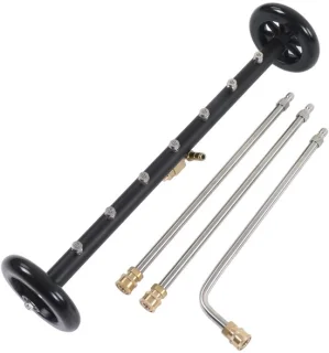 18/23 inch onderstelreiniger voor hogedrukreiniger, 7 gaten