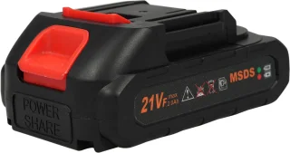 21V Draadloze Hogedrukreiniger met 2 Accu's Zwart