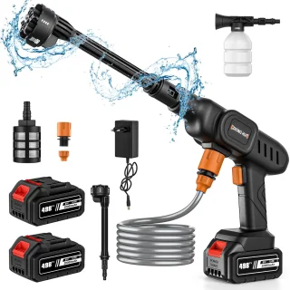 6-in-1 Hogedrukreiniger Draadloos 20000mAh Met 2x Makita Accu + Oplader