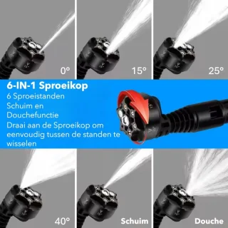 Accu Hogedrukreiniger 200bar Groen 2 Accu's