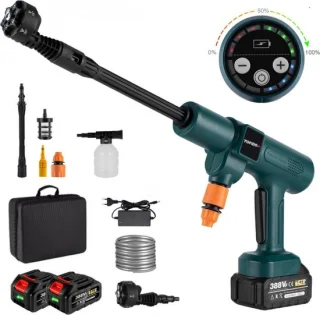Accu Hogedrukreiniger 200bar Groen 2 Accu's