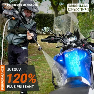 Accu-hogedrukreiniger 20V - Draagbare hogedrukspuit Zwart
