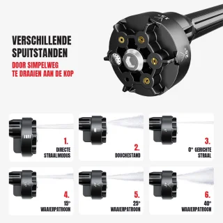 Accu Hogedrukreiniger 21V 15000mAh inclusief acculader