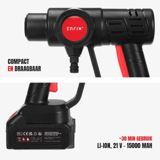 Accu Hogedrukreiniger 21V 15000mAh inclusief acculader