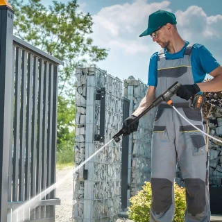 accu hogedrukreiniger 21V 50 bar inclusief accessoires