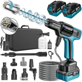 Accu-hogedrukreiniger 3000 W - borstelloze motor - SnelShoppen