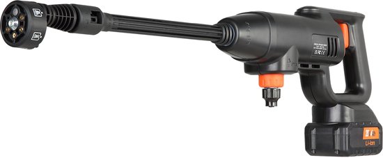 Accu Hogedrukreiniger 40 Bar 4,0 Ah 6-in-1 Mondstuk