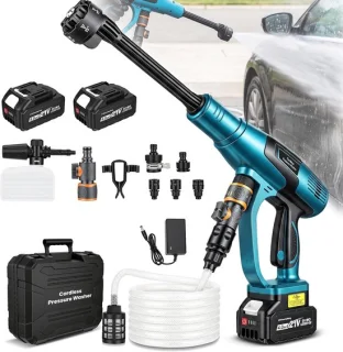 Accu-hogedrukreiniger compatibel met Makita 18V-accu's