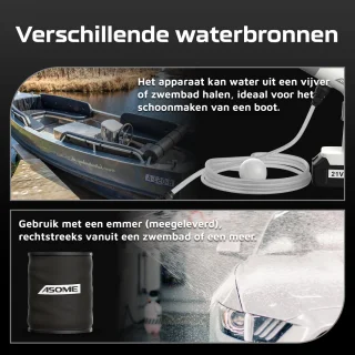 ASOME X021 Accu Hogedrukreiniger
