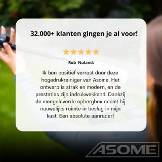 ASOME X021 Draadloze Hogedrukreiniger Accu