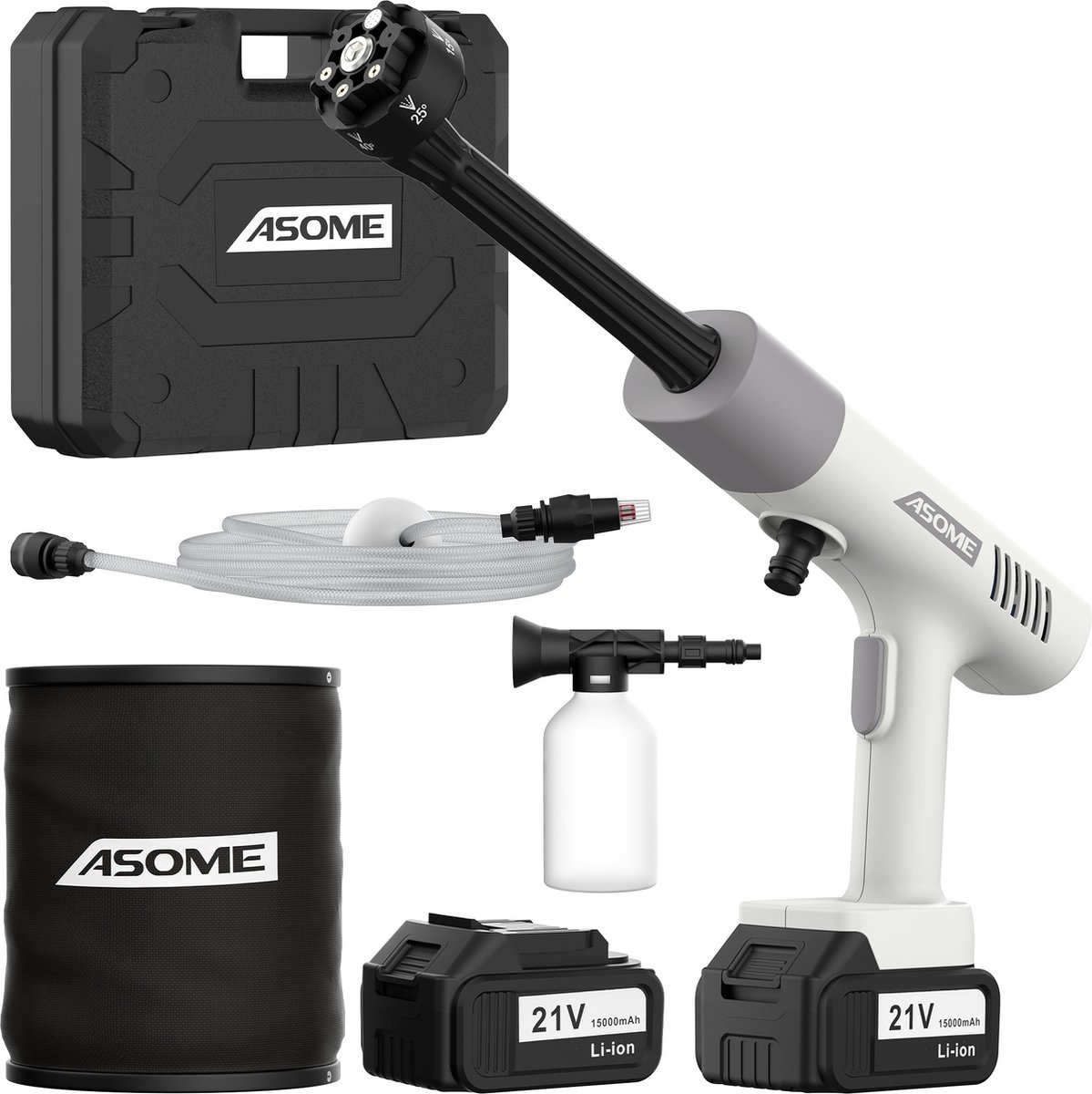 ASOME X021 Draadloze Hogedrukreiniger Accu