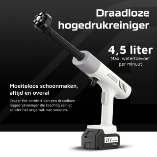 ASOME X021 Draadloze Hogedrukreiniger Accu