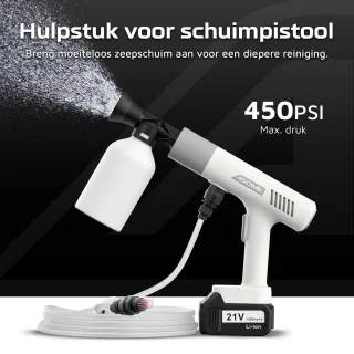 ASOME X021 Draadloze Hogedrukreiniger Accu