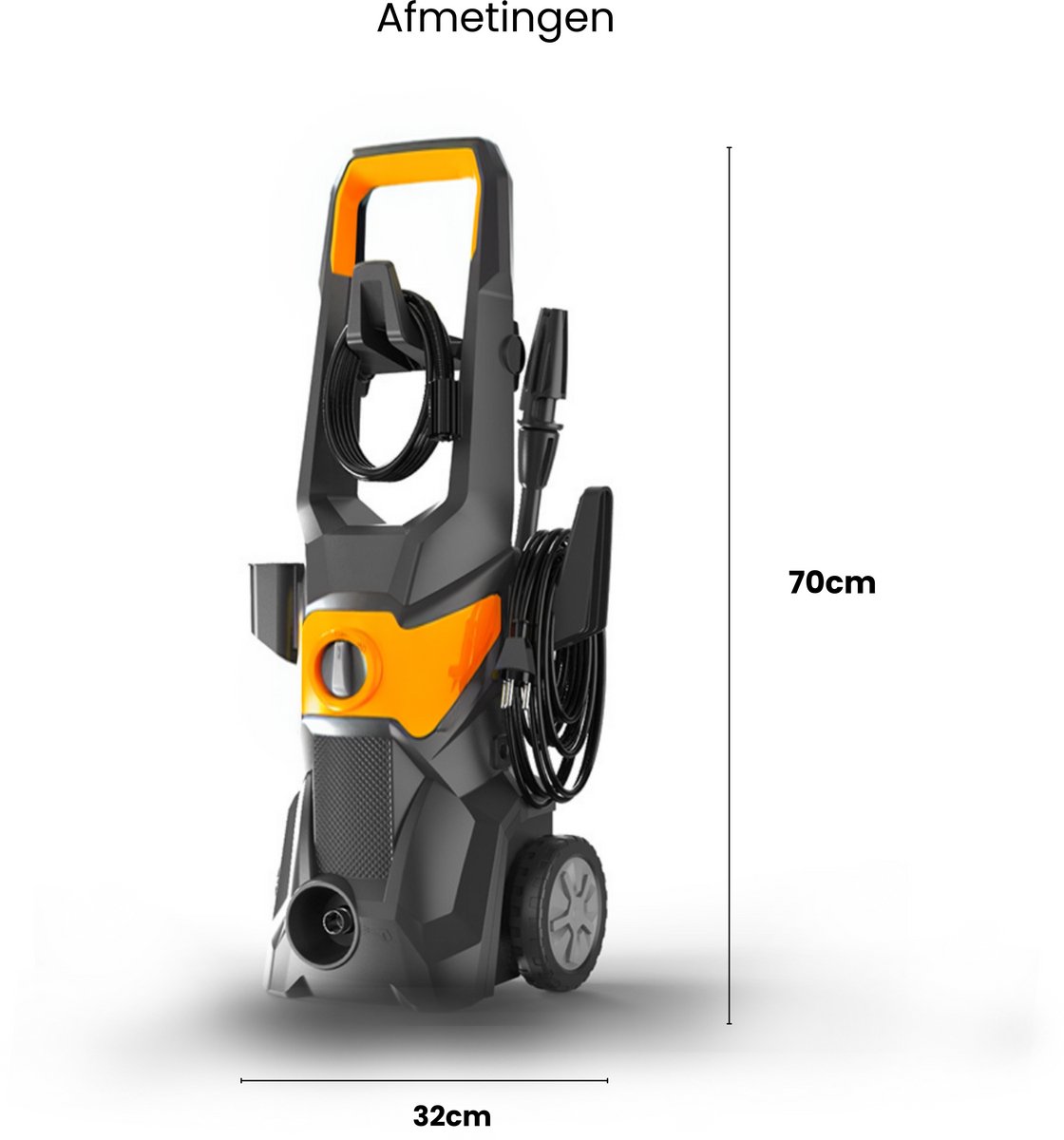 Wat vinden we goed aan de AVOID Hogedrukreiniger 1800W Compact