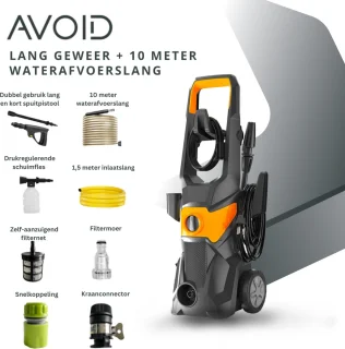 AVOID Hogedrukreiniger 1800W Compact