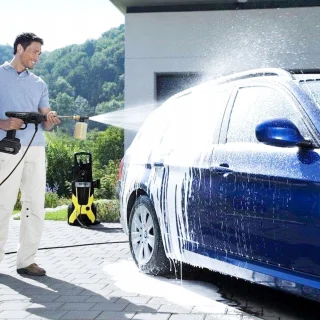 Bedee 88V Auto Hogedrukreiniger Spuitpistool Zwart