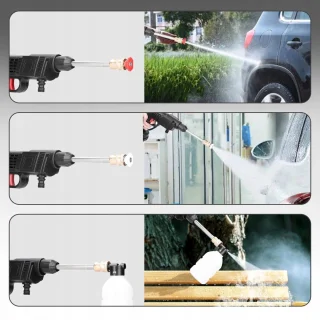 Bedee 88V Auto Hogedrukreiniger Spuitpistool Zwart