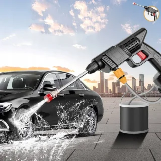 Bedee 88V Auto Hogedrukreiniger Spuitpistool Zwart