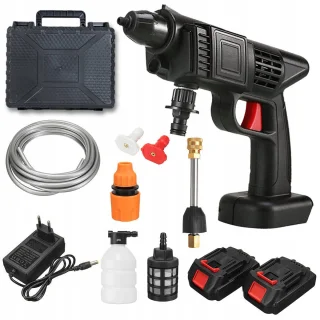 Bedee 88V Auto Hogedrukreiniger Spuitpistool Zwart