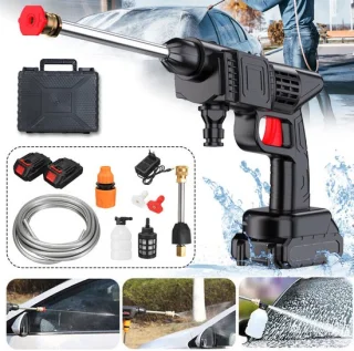 Bedee 88V Auto Hogedrukreiniger Spuitpistool Zwart