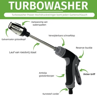 Bedee Autowaspistool 4-delig
