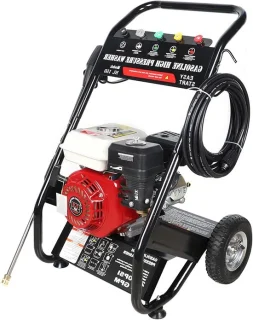 Benzine hogedrukreiniger 2200 psi, zwart rood
