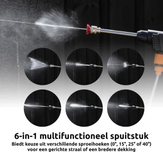BluMill Hogedrukreiniger Draadloos Accu 6-in-1