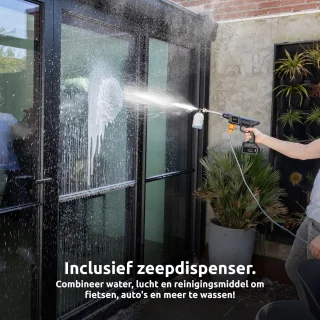 BluMill Hogedrukreiniger Draadloos Accu 6-in-1