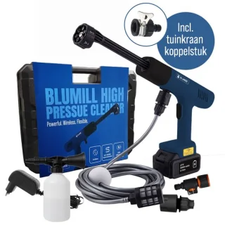 BluMill hogedrukreiniger op accu