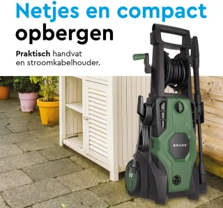 BRASQ HPW155 Hogedrukreiniger Terrasreiniger