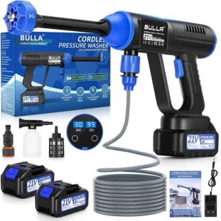 Bulla Hydro Blast mobiele hogedrukreiniger met 2 accu's