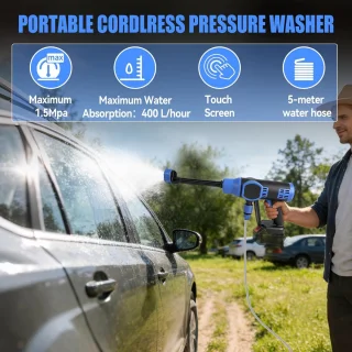 Cordless pressure washer compatibel met Makita 18V-batterij ShopVlot