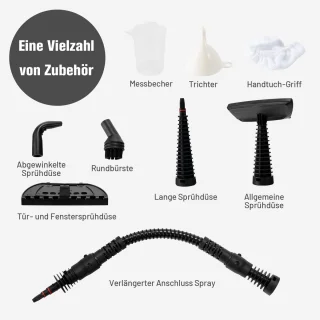 COSTWAY Handstoomreiniger 1050W met 9 accessoires