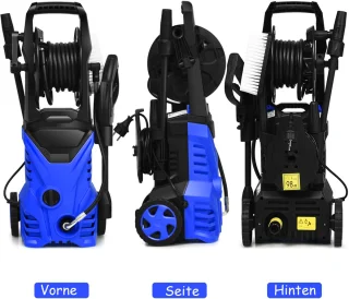 COSTWAY Hogedrukreiniger 140 bar Blauw