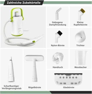 COSTWAY Steamshot Handstoomreiniger 1000W 300ml